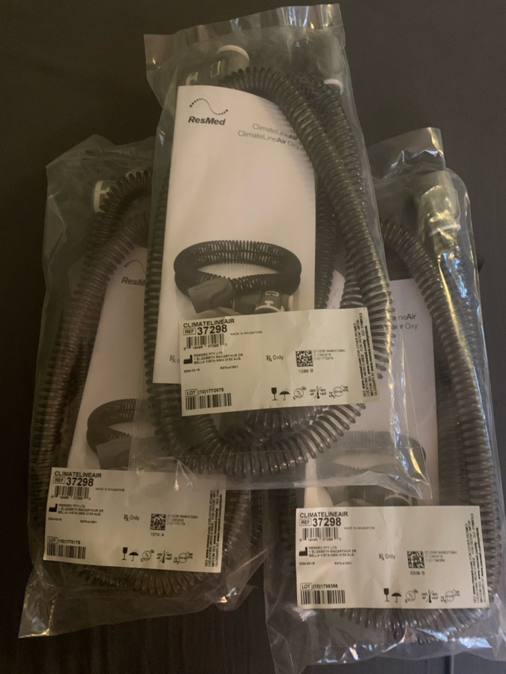 Lot of 3 Climate Line Air Ref 37298 Tube Hose NEW